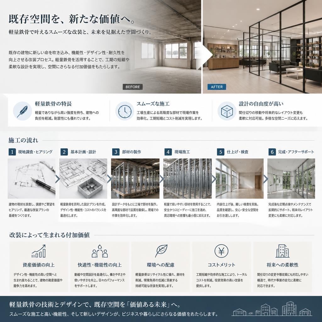 改装プロジェクトの進め方