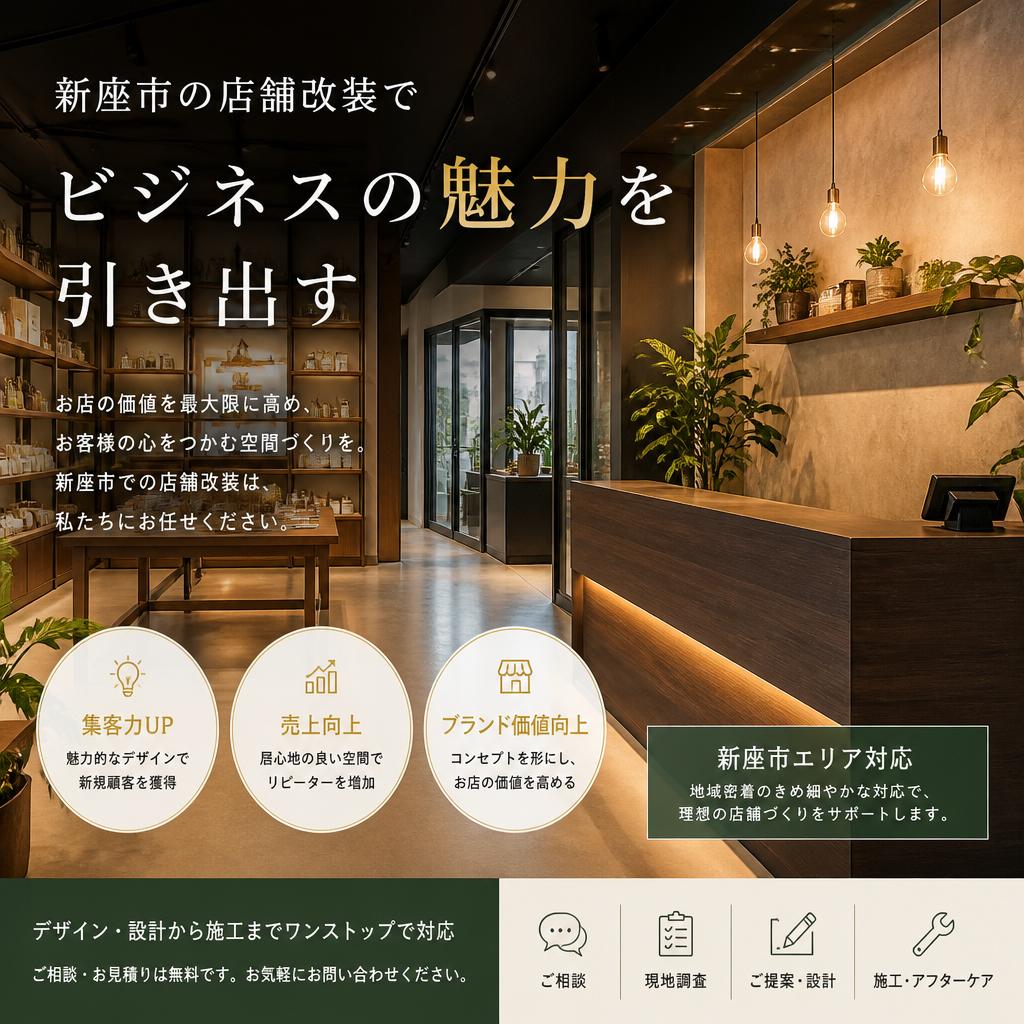 新座市の店舗改装でビジネスの魅力を引き出す