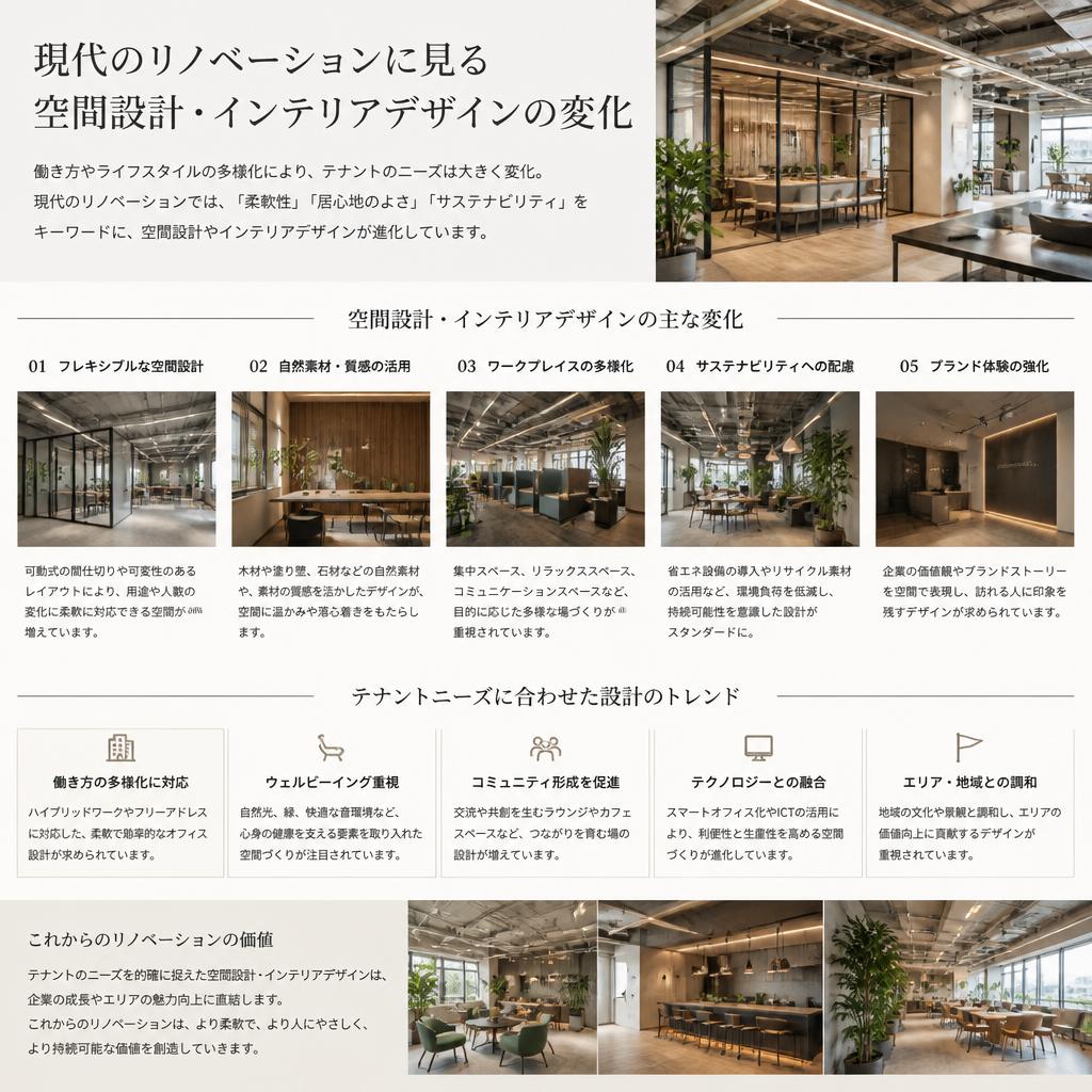 空間設計とインテリアの新潮流