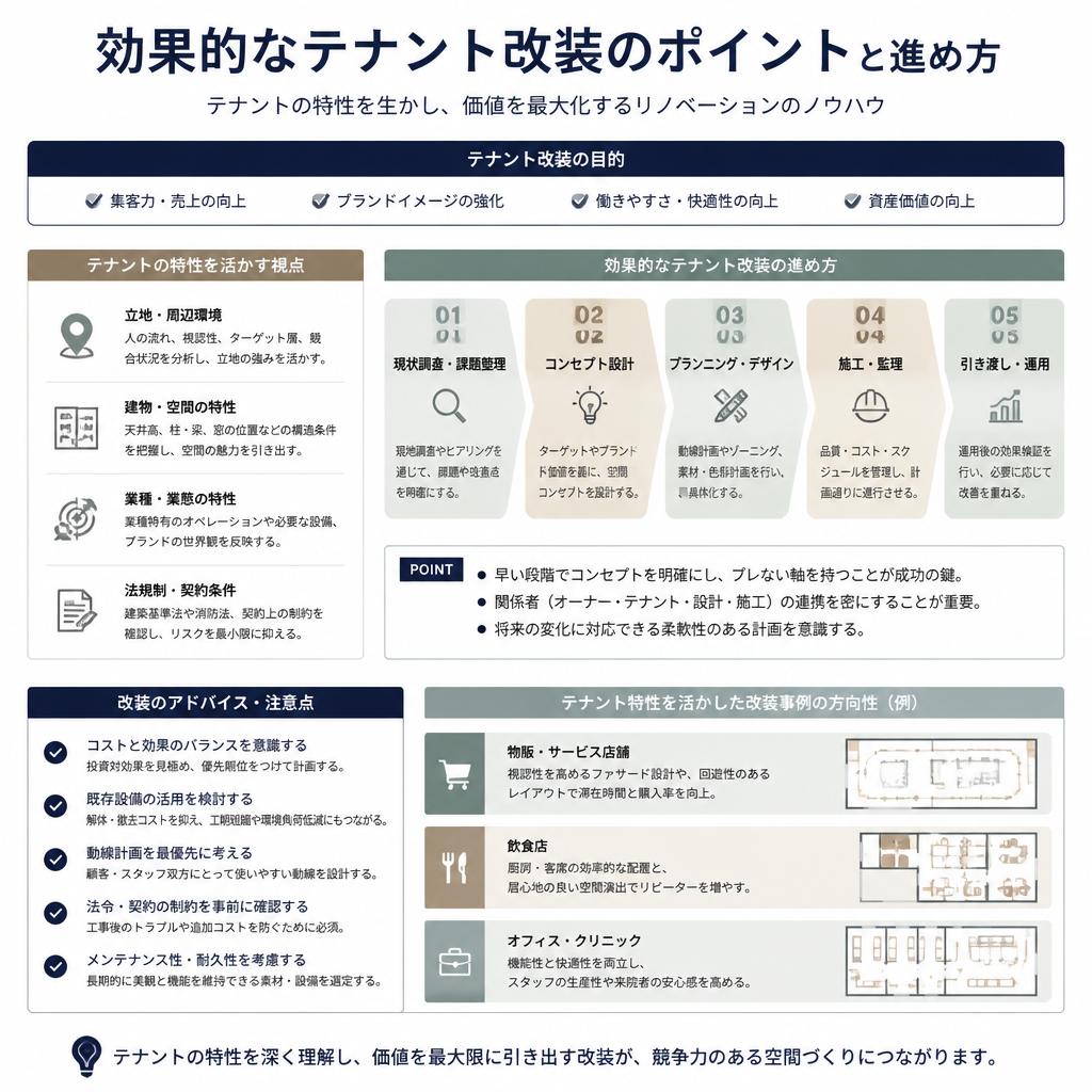 テナント改装のポイント