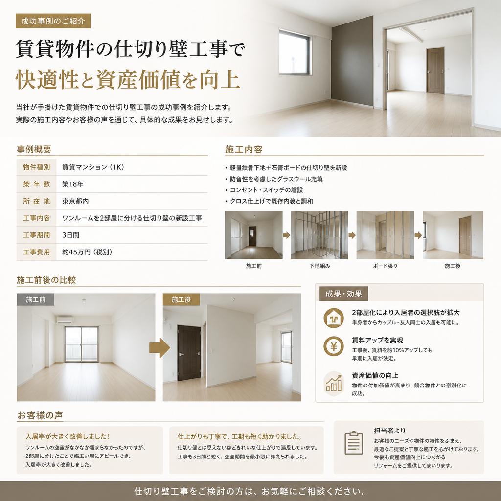 施工実績で見る成功事例