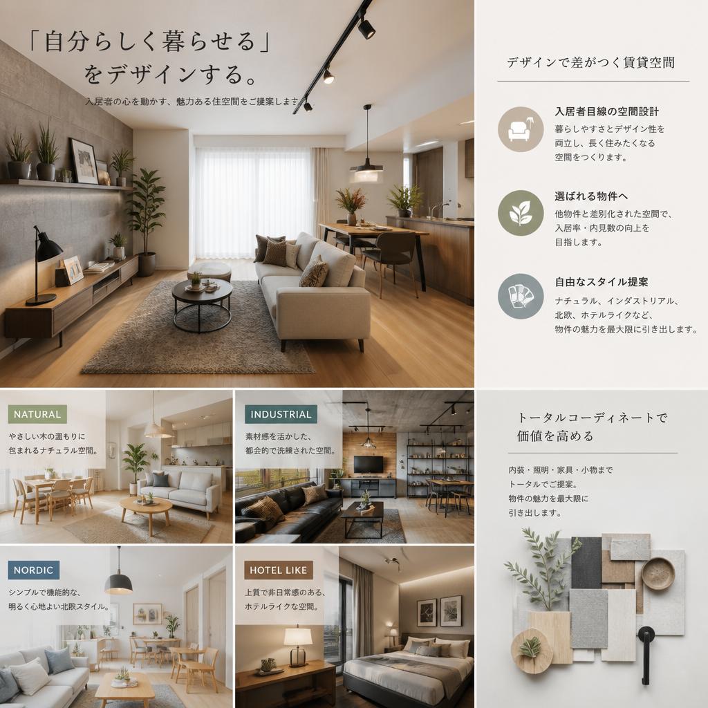 賃貸物件に最適な内装デザイン提案