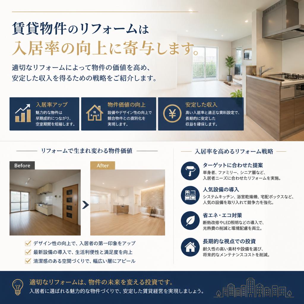 賃貸管理におけるリフォームのメリット