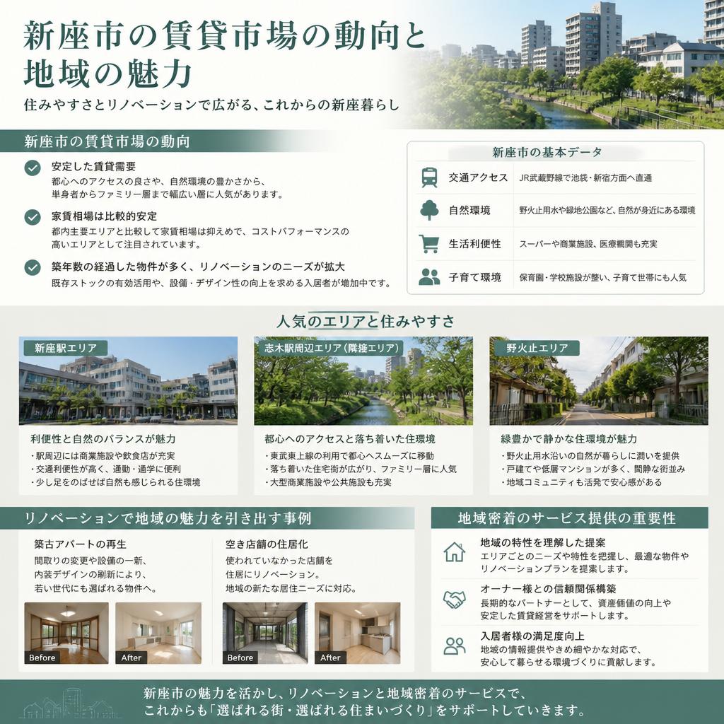 新座市の賃貸物件事情