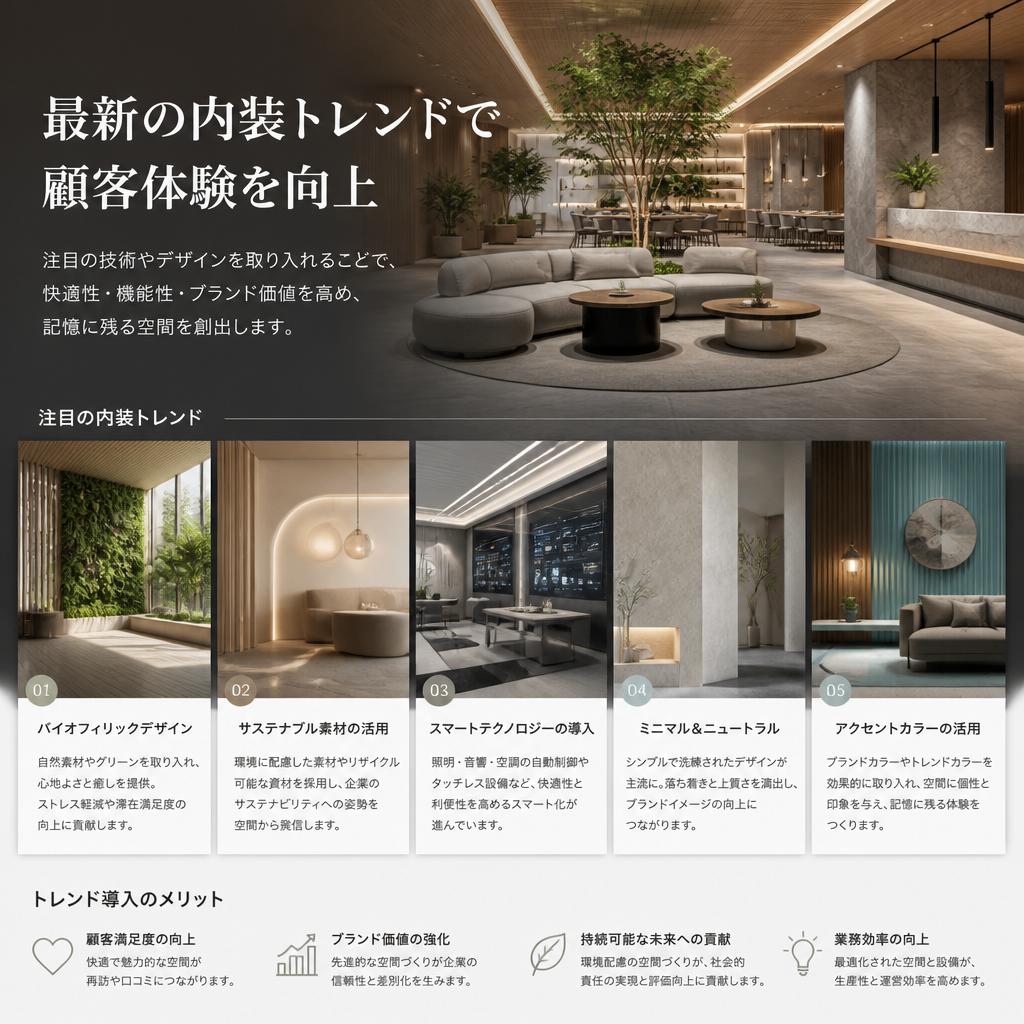 3. 最新の内装技術とトレンド