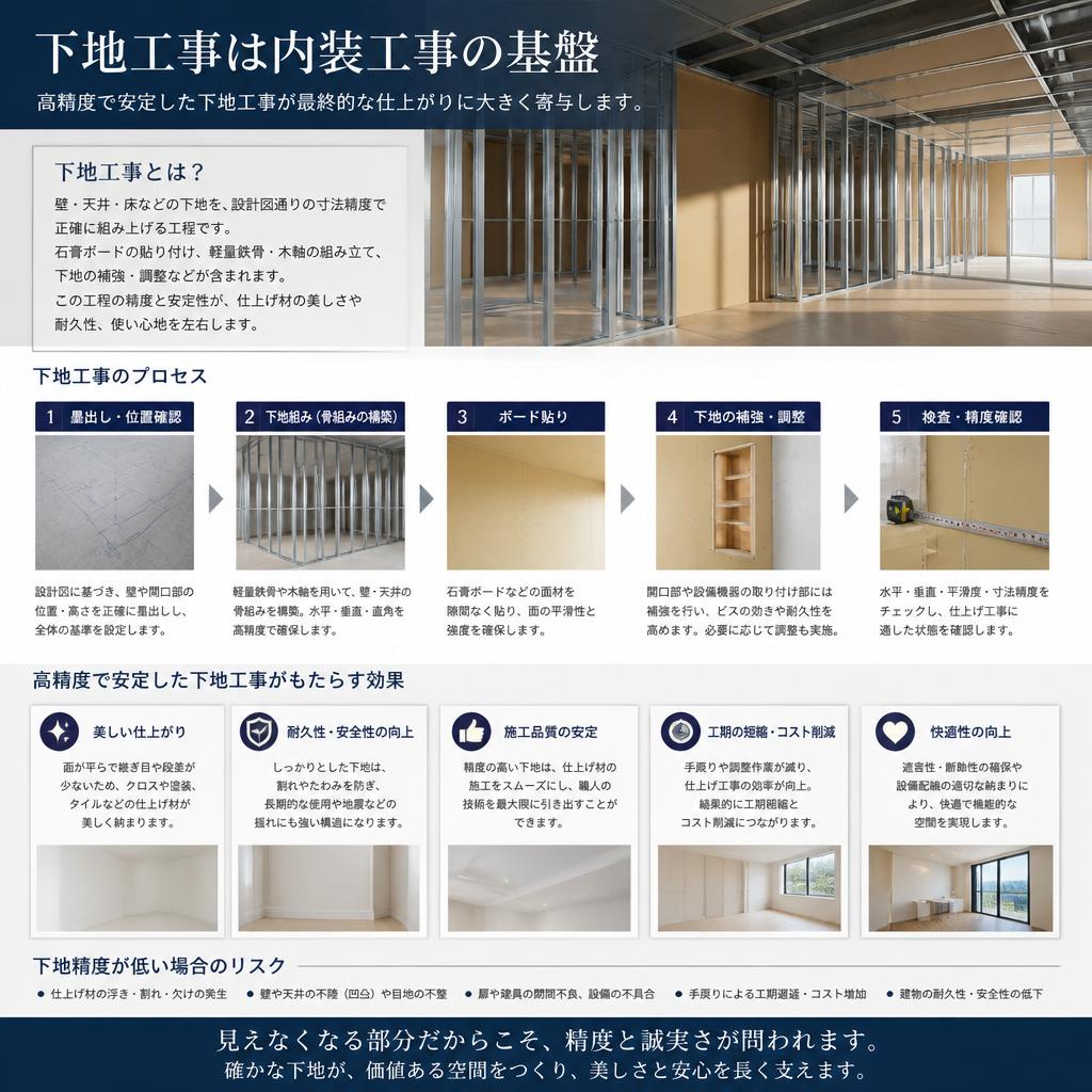 下地工事の重要性