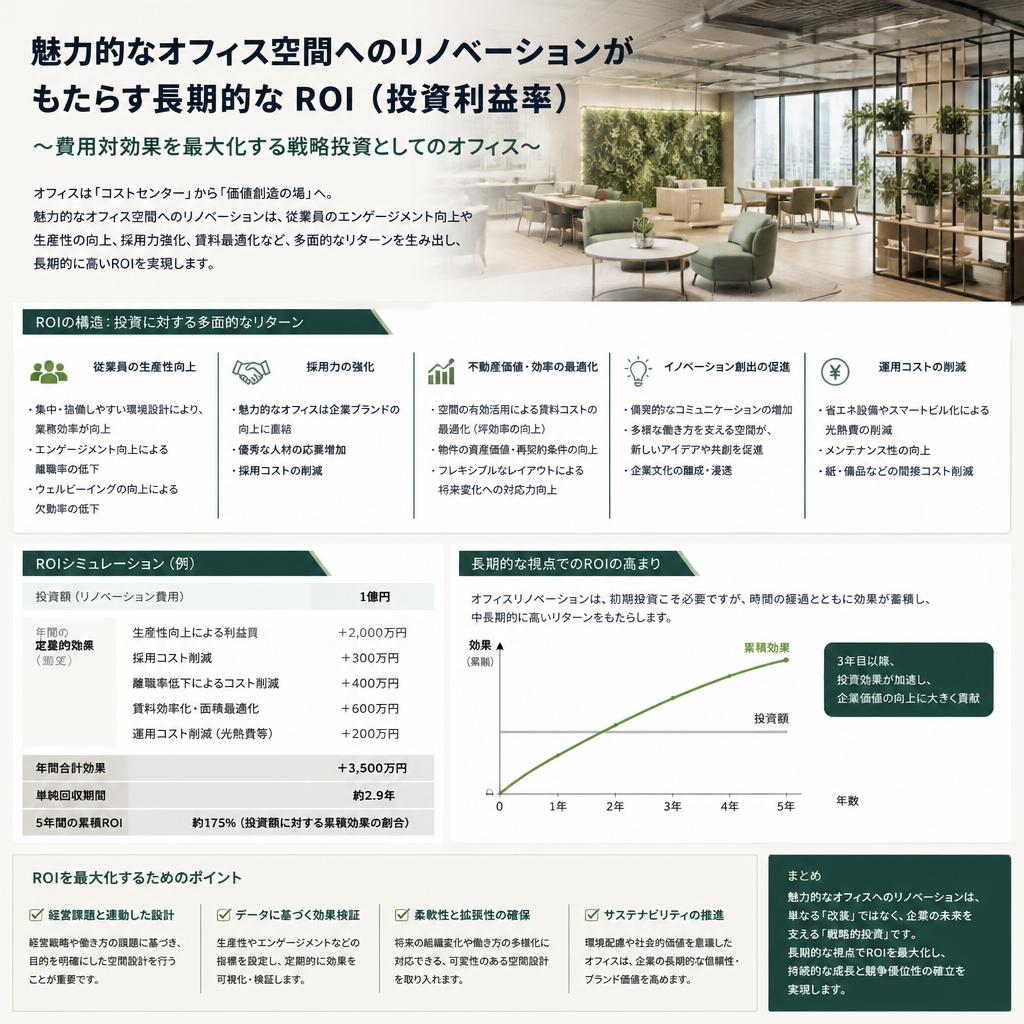 コストパフォーマンス：投資の見返りを考える