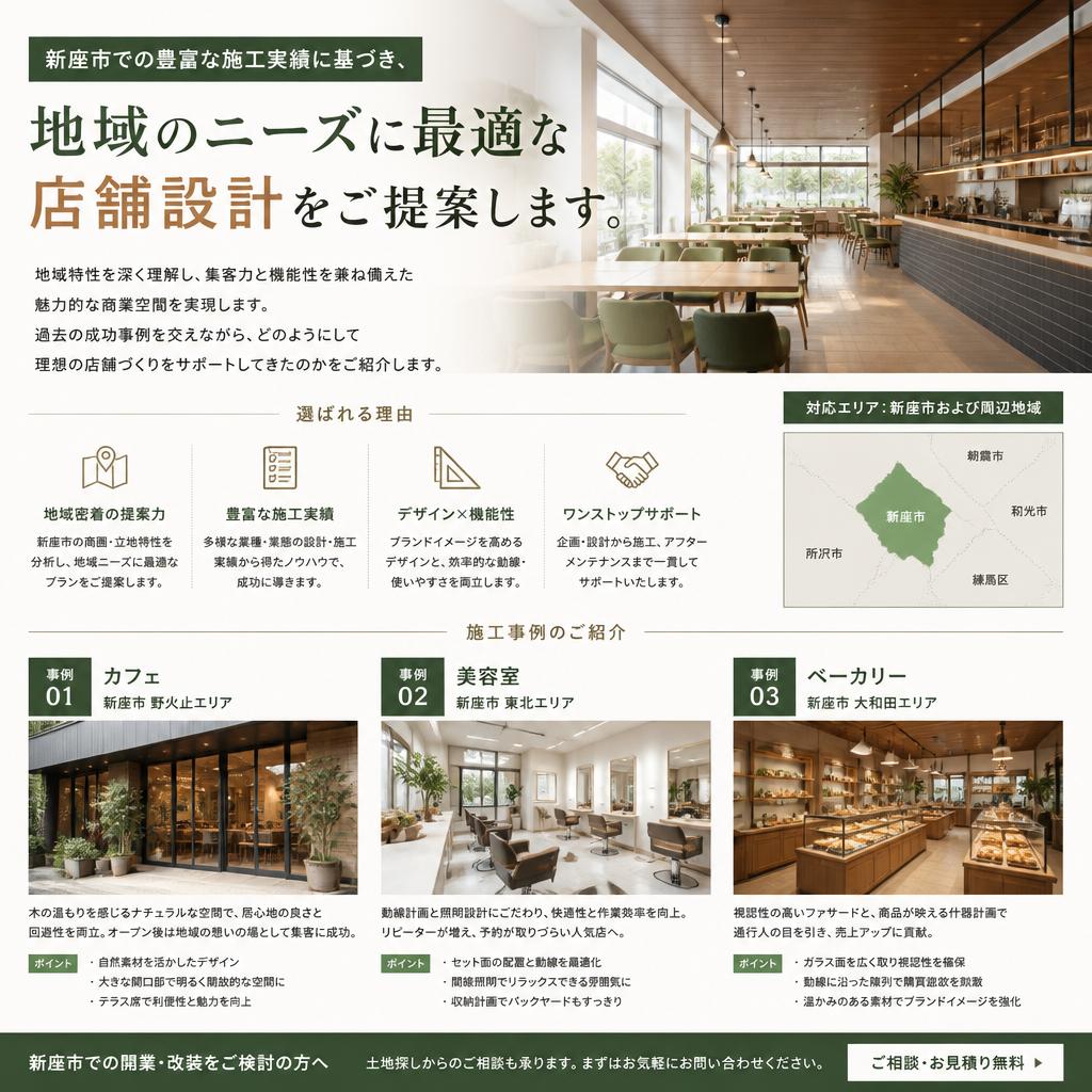 新座市での施工実績