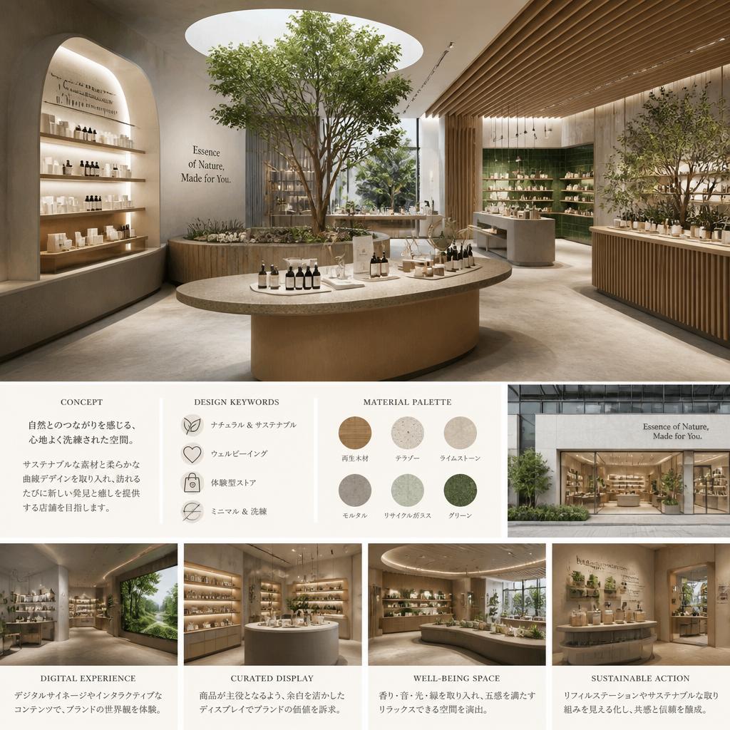 店舗設計のトレンドを取り入れる