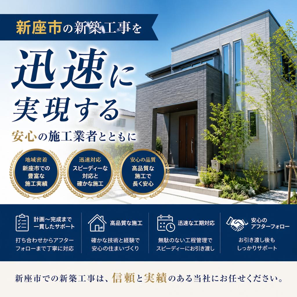 新座市の新築工事を迅速に実現する、安心の施工業者とともに