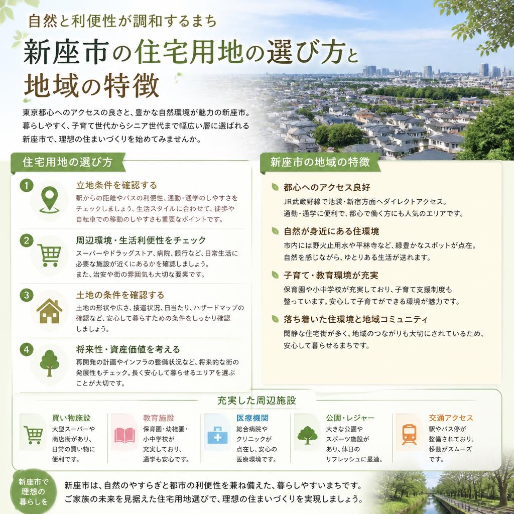 新座市の住宅用地情報