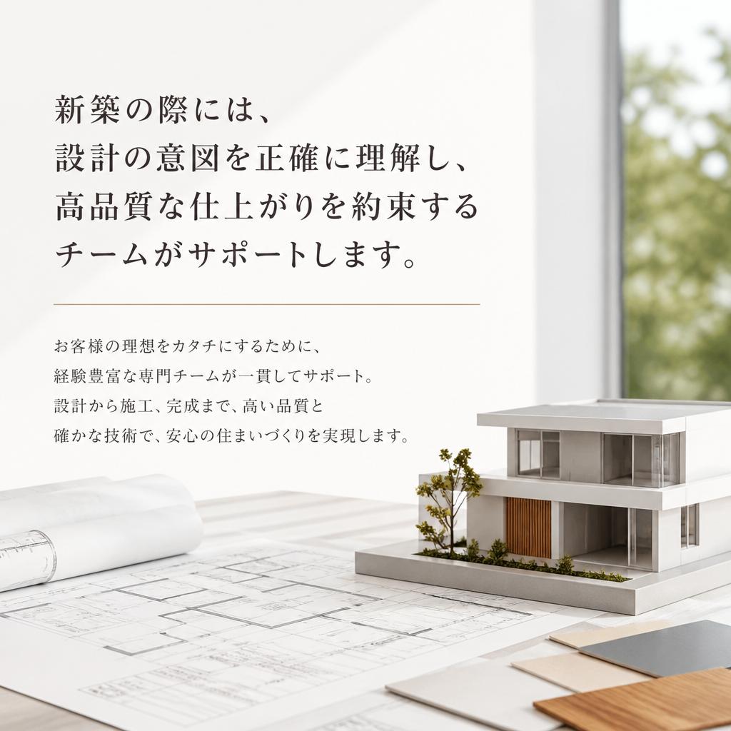 新築工事の精鋭チーム